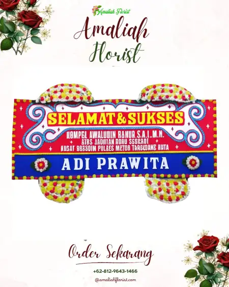 Papan Bunga Ucapan Selamat Sumberkalong